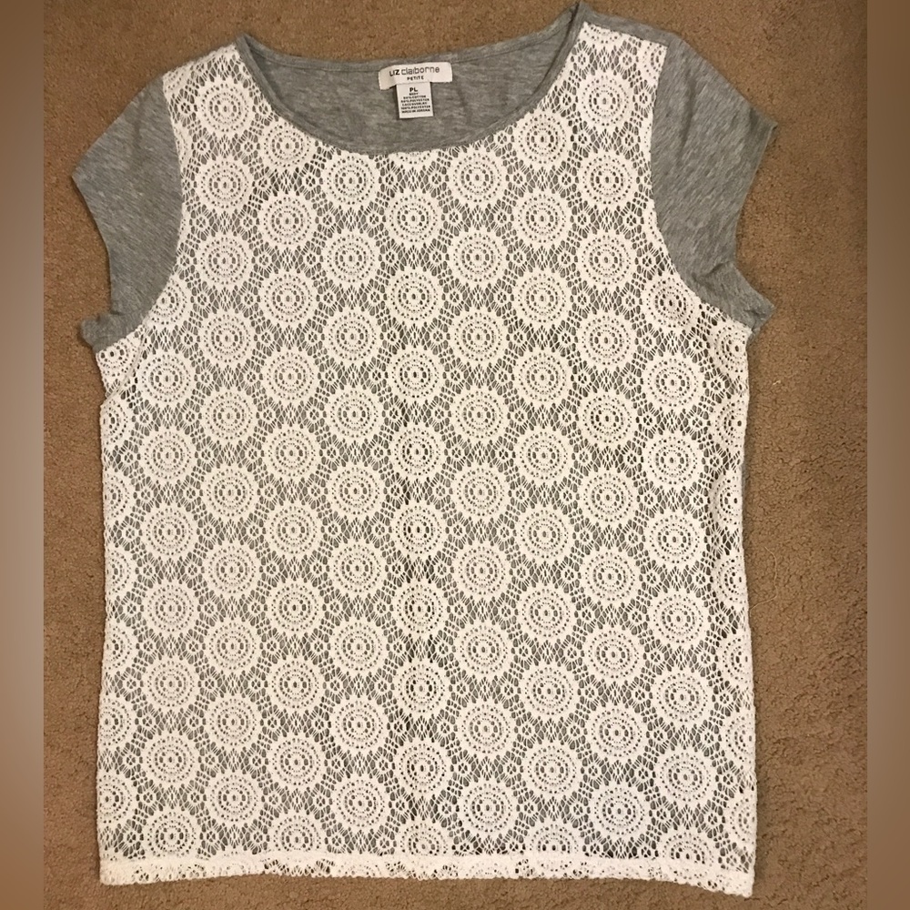Liz Claiborne Shirt Petite Large